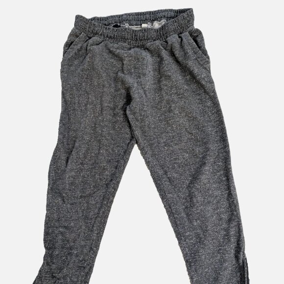 PACT Organic Cotton Ankle Zip Jogger Sweatpant Heathered Gray Large - Picture 1 of 16